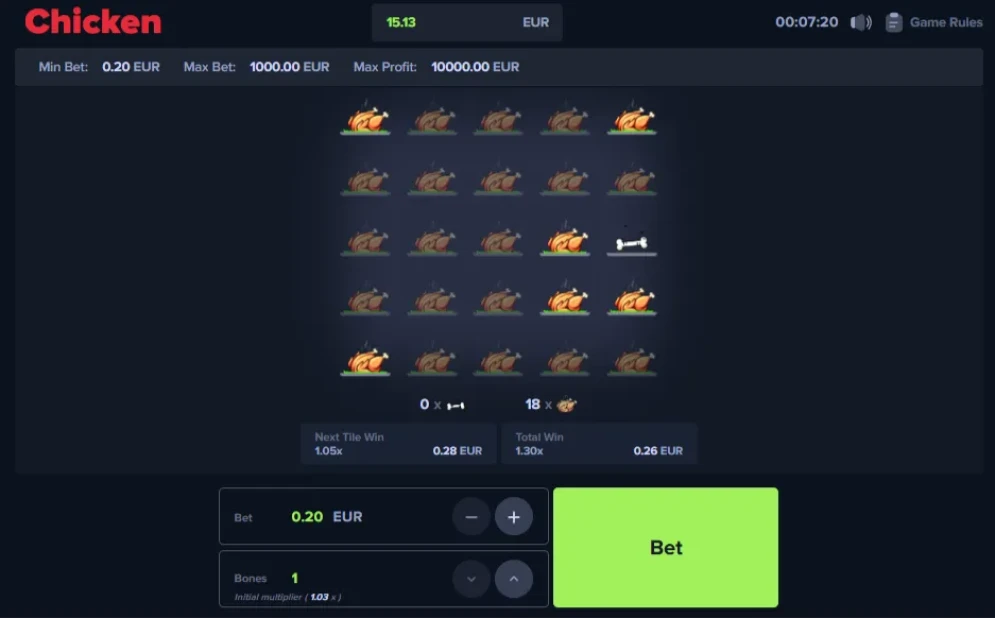 MyStake Chicken Game